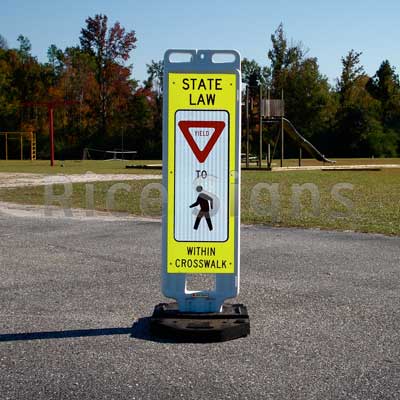 Distance picture of Pedestrian Crossing Sign