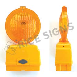 6 Volt LED Barricade Light with Photocell