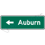 Destination With Arrow Sign