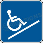 Handicap Ramp Sign