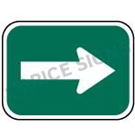 Single Arrow Sign