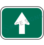 Up Arrow Auxiliary Sign