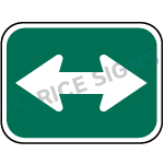 Double Arrow Sign