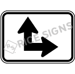 Up And Right Arrow Sign