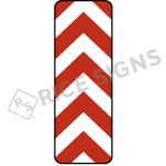 Center Stripe Red Object Marker