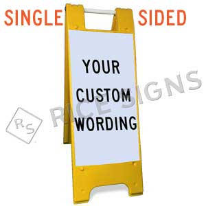 Custom Folding Sign Single Sided