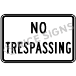 No Trespassing Sign