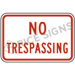 No Trespassing Sign