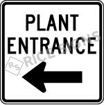 Plant Entrance Sign