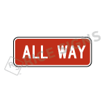 All Way Sign