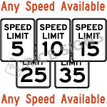 Speed Limit Signs