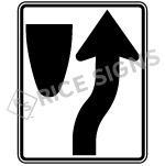 Keep Right Symbol Sign