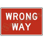 Wrong Way Signs