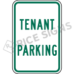 Tenant Parking Sign