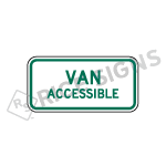 Van Accessible Signs