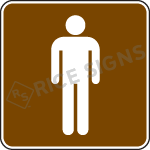 Mens Restroom Sign