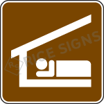 Sleeping Shelter Sign