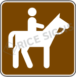 Horse Trail Sign