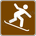 Snowboarding Sign