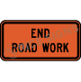 End Road Work Signs