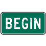 Begin Auxiliary Signs