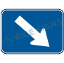 Diagonal Down And Right Arrow Signs