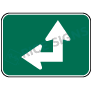 Up And Left Arrow Signs