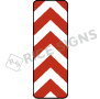 Center Stripe Red Object Marker