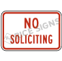 No Soliciting Signs