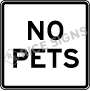 No Pets Signs