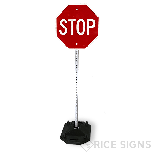 Stackable Portable Rubber Sign Stands