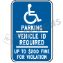 Minnesota Parking Vehicle Id Required Signs