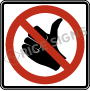 No Hitch Hiking Symbol Signs