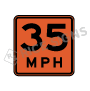 Advisory Speed Signs