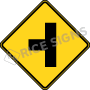 Side Road Left Signs