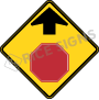 Stop Ahead Symbol Signs