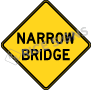 Narrow Bridge Signs