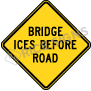 Bridge Ices Before Road Signs