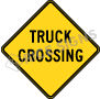 Truck Crossing Signs