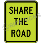 Share The Road Sign