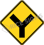 Y Intersection Sign