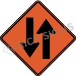 Two Way Traffic Sign