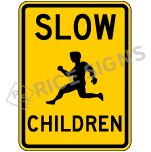 Slow Children Sign